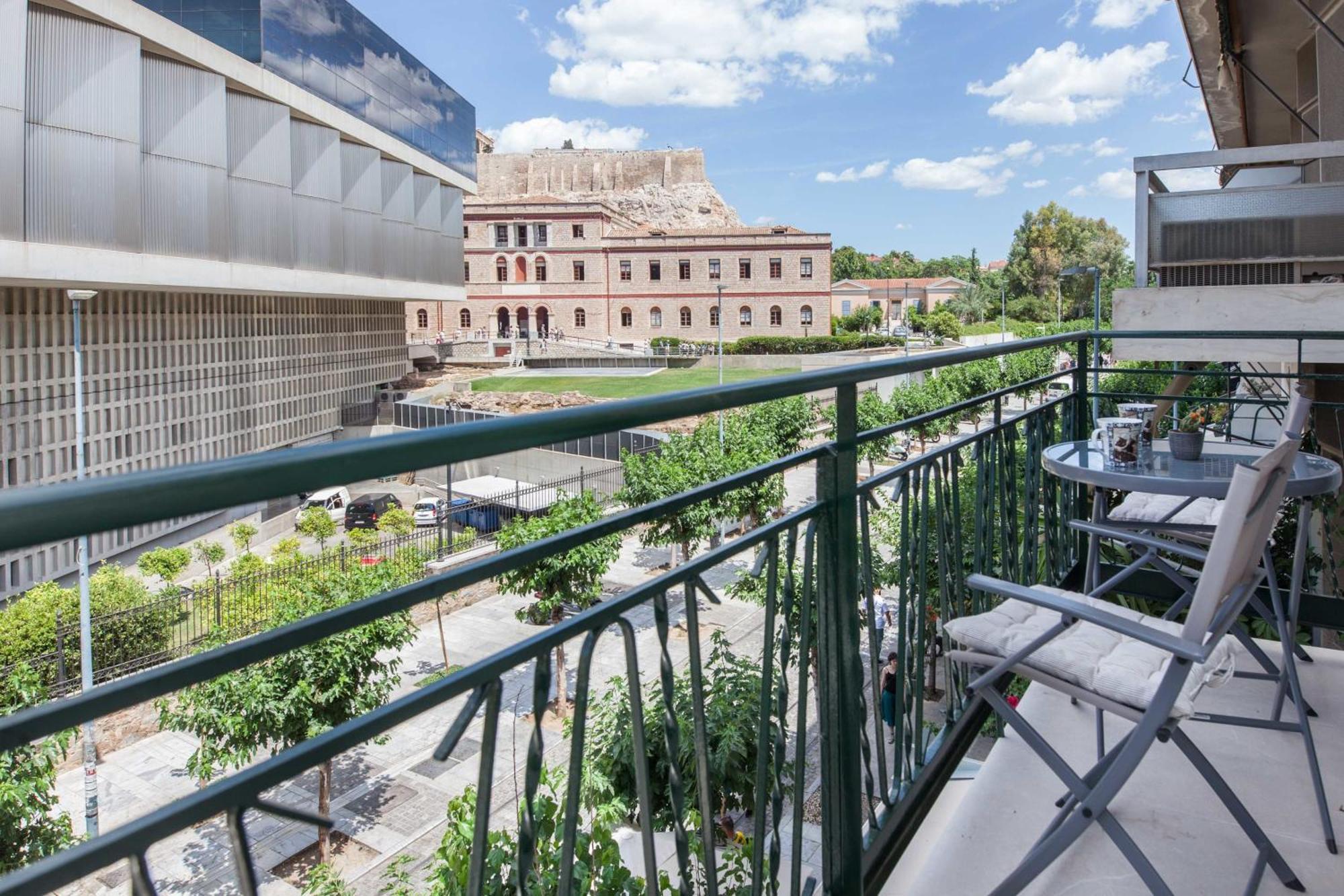Acropolis View Modern Deluxe Suite With Balcony Atény Exteriér fotografie