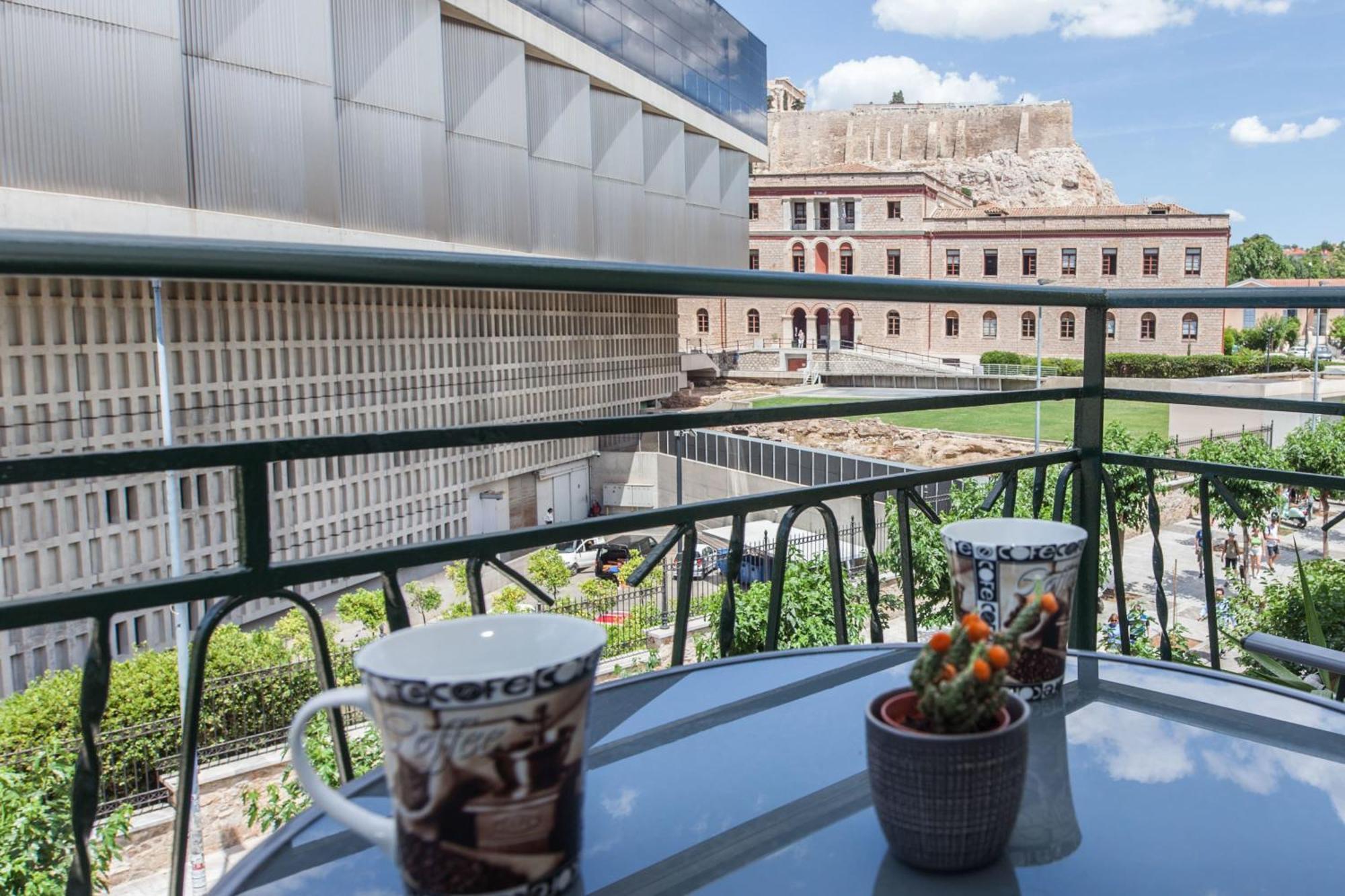 Acropolis View Modern Deluxe Suite With Balcony Atény Exteriér fotografie